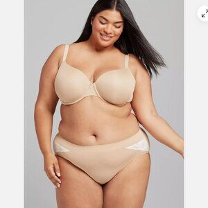 NEW Cacique Lane Bryant Smooth So Light Lightly Lined T-Shirt Bra size 34DDD